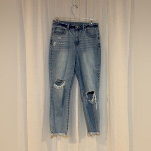 Rewash Light Blue Distressed Boyfriend Jeans